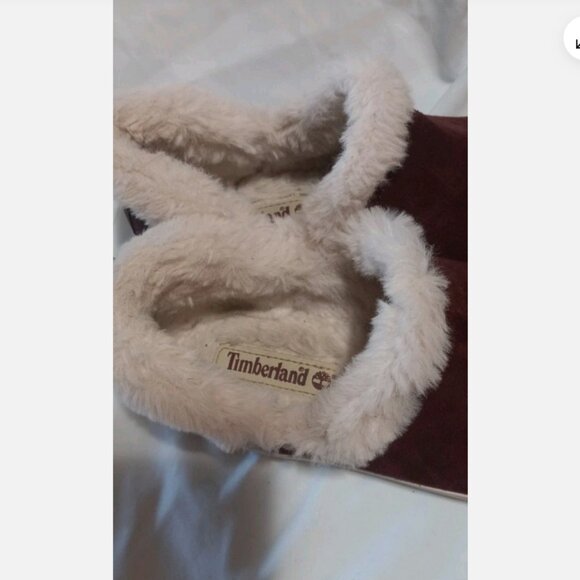 Timberland Skyla Bay Womans Shoes size 8 lined slip ons maroon - Picture 2 of 4